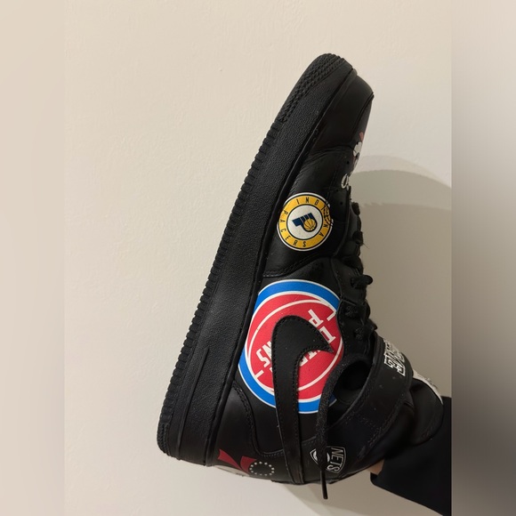 2018 Supreme NBA Black Nike Air Force 1 Mid '07 SS18 - Picture 10 of 10